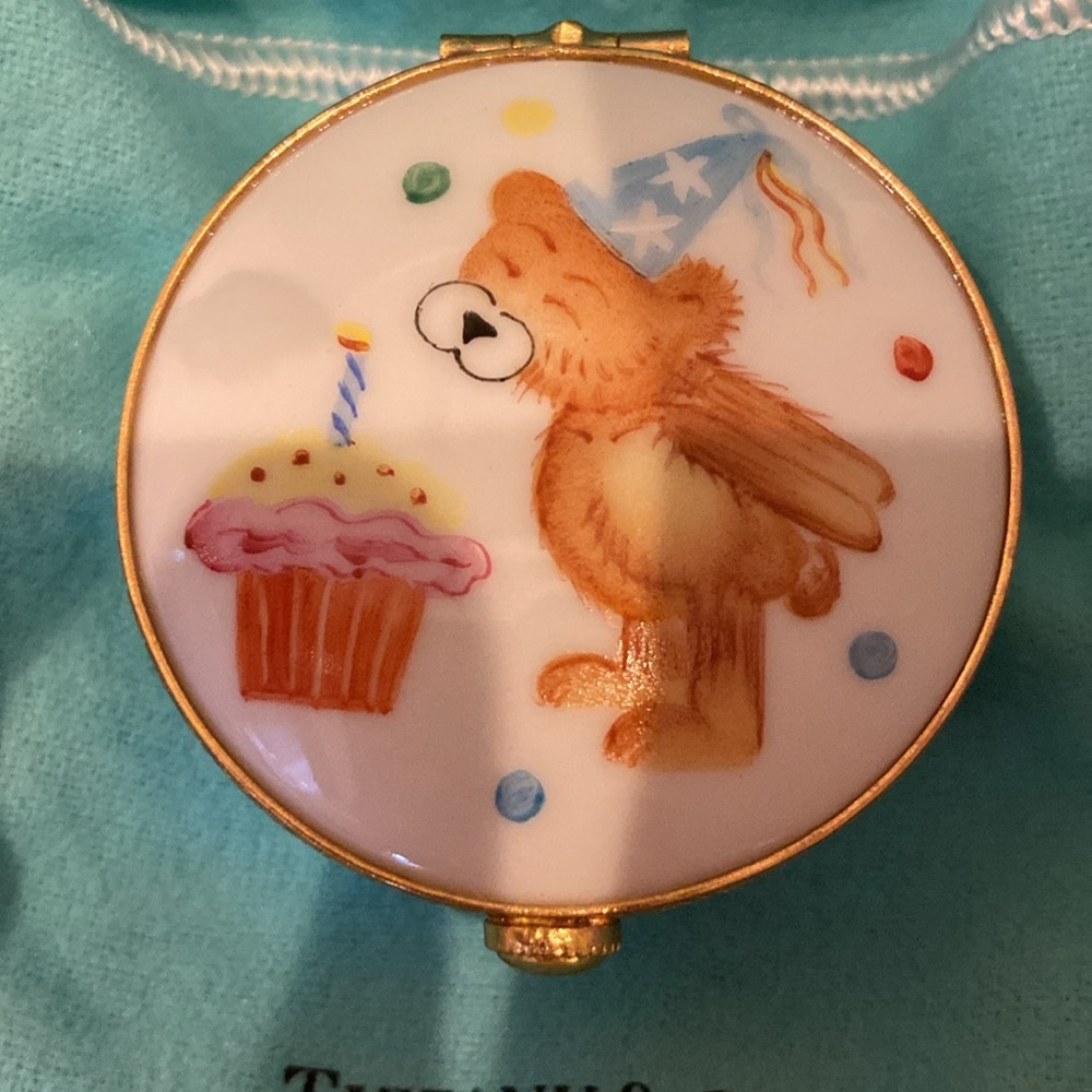 Tiffany&Co Hand Painted Keepsake Box